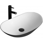 Накладной умывальник Rea Royal Black/White Накладной умывальник Rea Royal Black/White